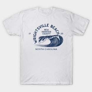 Wrightsville Beach, NC Beachgoing Summertime Waves T-Shirt